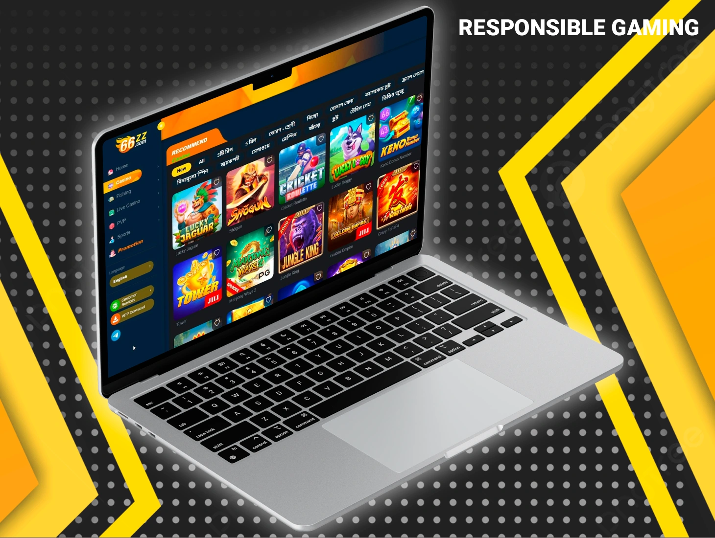 Responsible gaming allows 66zz players to be more secure in terms of betting